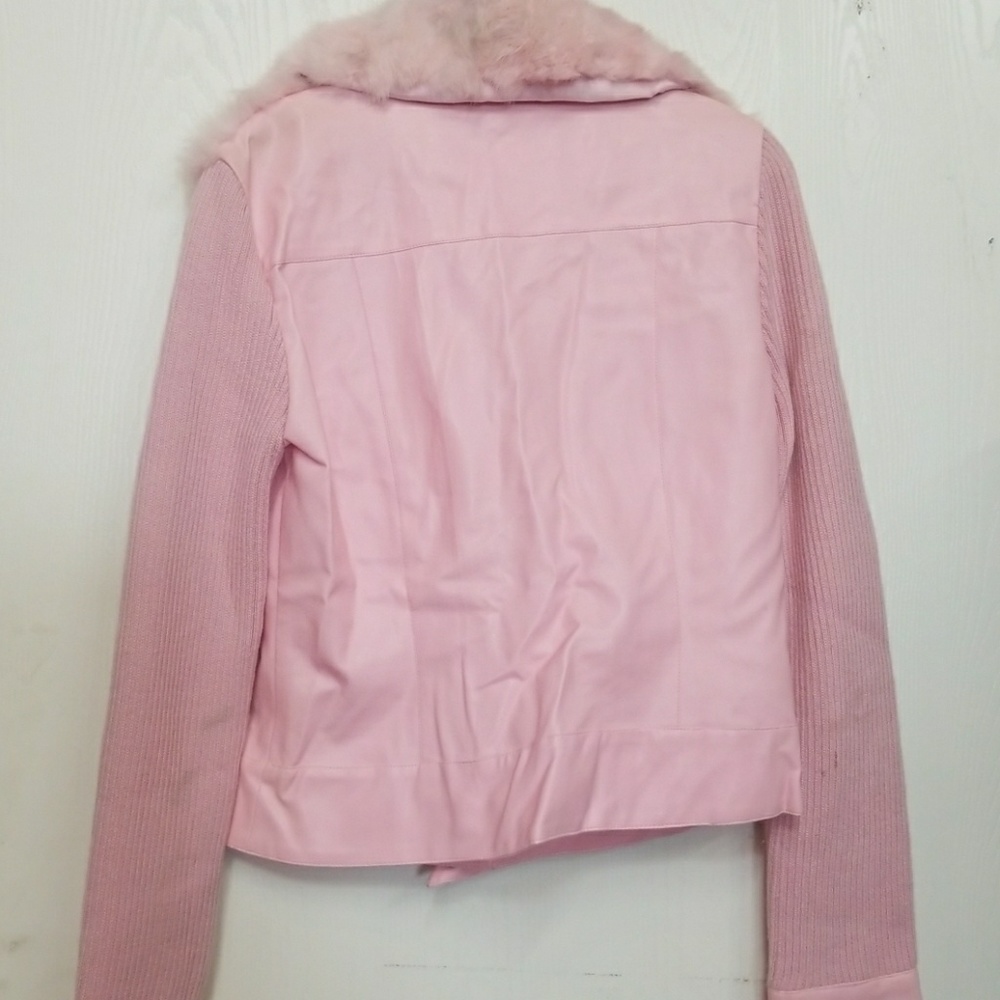 Pink fur lined jacket - Picture 2 of 2